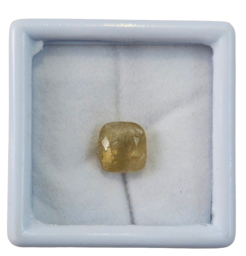 Natural Certified Yellow Sapphire (Pukhraj) – 6.33 Carat Gemstone for Astrology & Prosperity