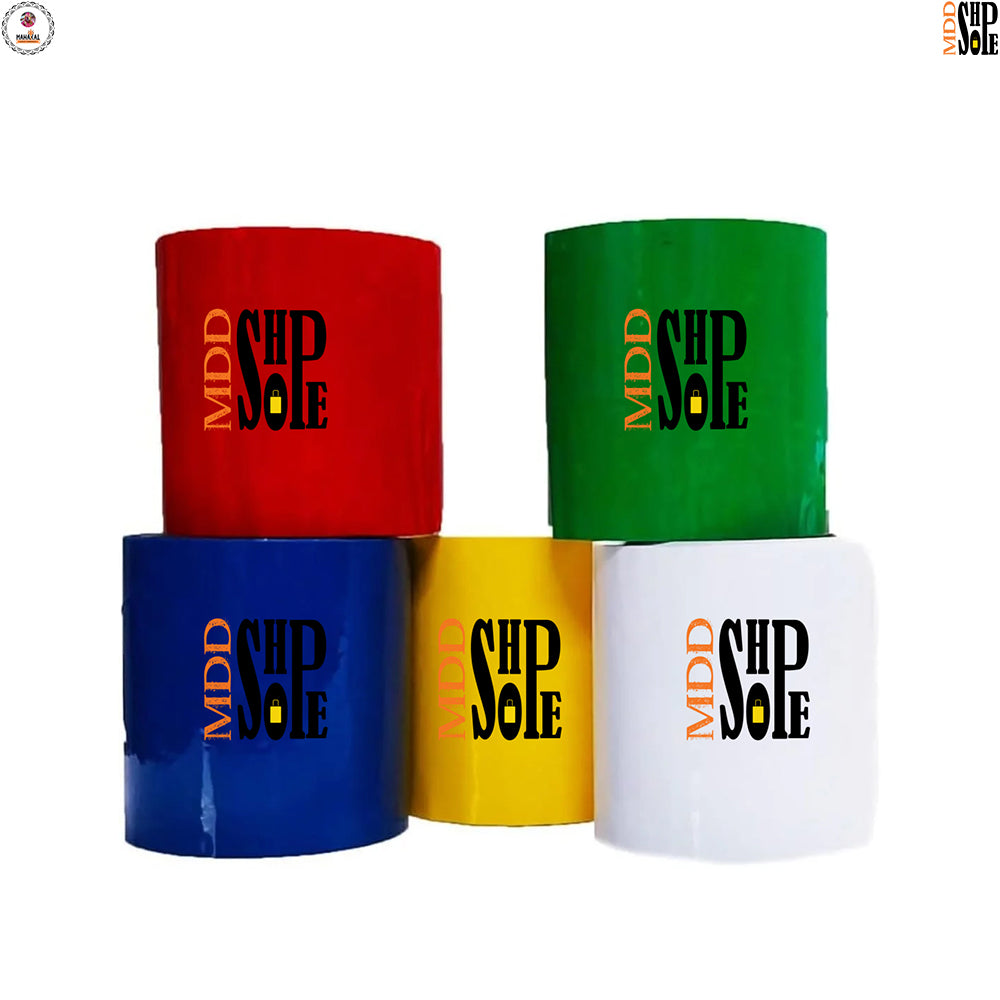Tape for Vastu Dosh Remedy/Heavy Duty Vinyl Tape, Vastu Correction for Bathroom and Entrance (Size:- 4 Inches, Length: 22 Meters) (Multi_Pack of 5)