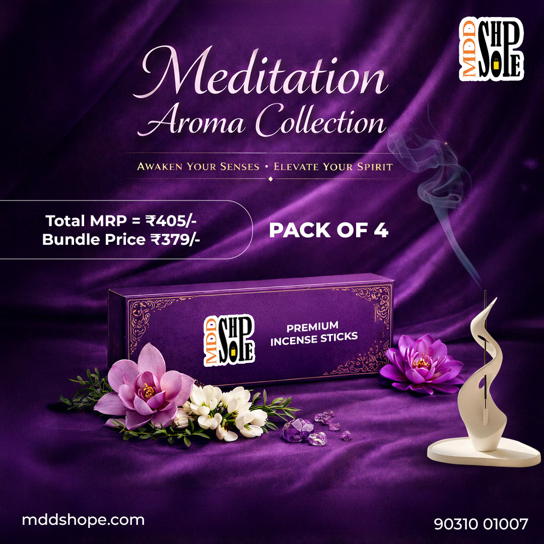 MDD Shope meditation aroma incense collection premium incense sticks for meditation
handpicked incense sticks for relaxation yoga and meditation ambience
meditation incense sticks collection calming spiritual fragrance
premium meditation incense sticks for peaceful and relaxing atmosphere
spiritual meditation incense collection calming aroma sticks