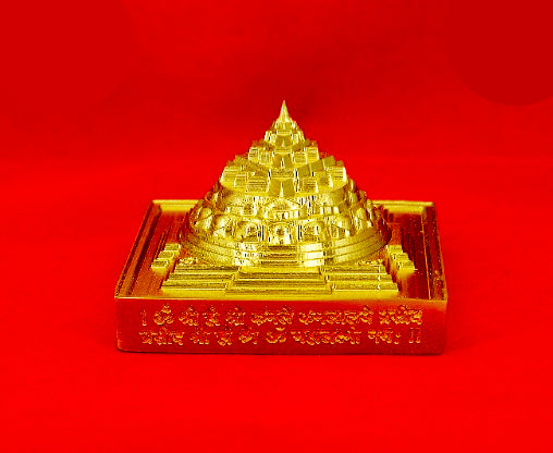 MDD SHOPE Premium Ashtadhatu Meru Shree yantra