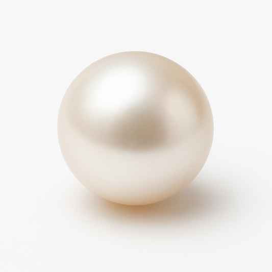 Natural certified Pearl Moti gemstone white Moon stone

Close up natural pearl round shape lab certified

Certified Moti stone with authenticity report

Premium white pearl Moon gemstone for astrology