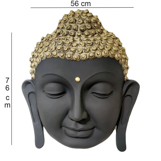 MDD SHOPE Buddha Face Wall Decorative