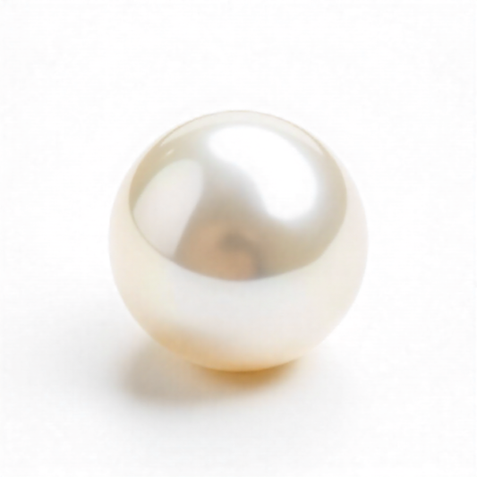 Natural certified Pearl Moti gemstone white Moon stone

Close up natural pearl round shape lab certified

Certified Moti stone with authenticity report

Premium white pearl Moon gemstone for astrology