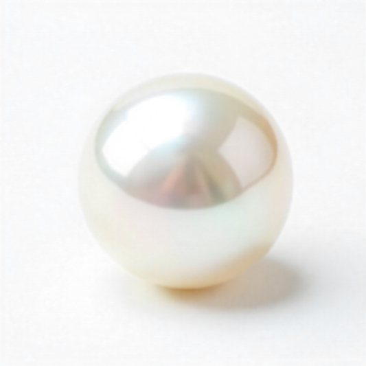 Natural certified Pearl Moti gemstone white Moon stone

Close up natural pearl round shape lab certified

Certified Moti stone with authenticity report

Premium white pearl Moon gemstone for astrology